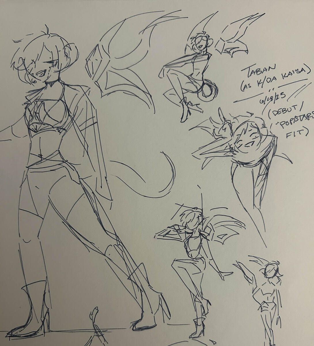 A Sketch of a Friend (As Kai'Sa K/DA) A Sketch of a Friend (As Kai'Sa K/DA)