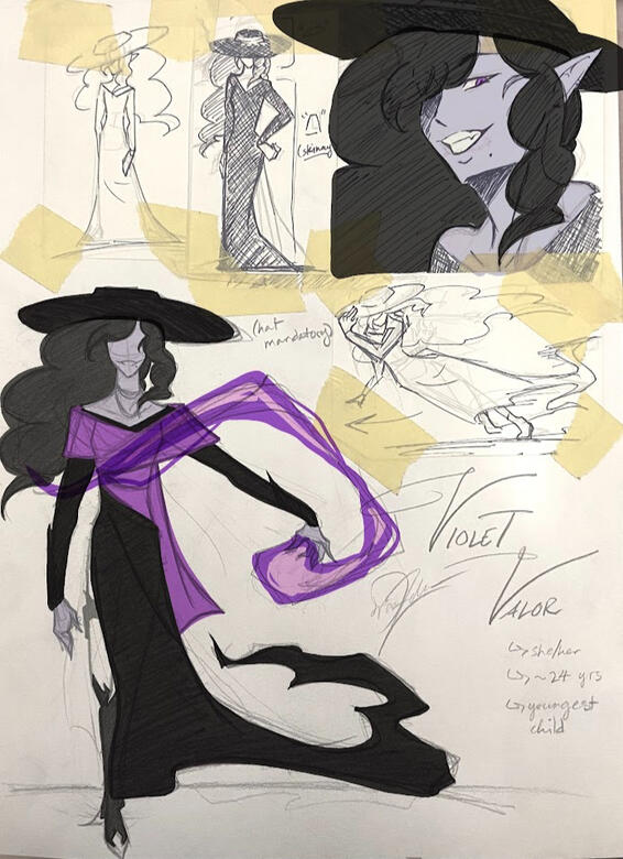 violet - original design