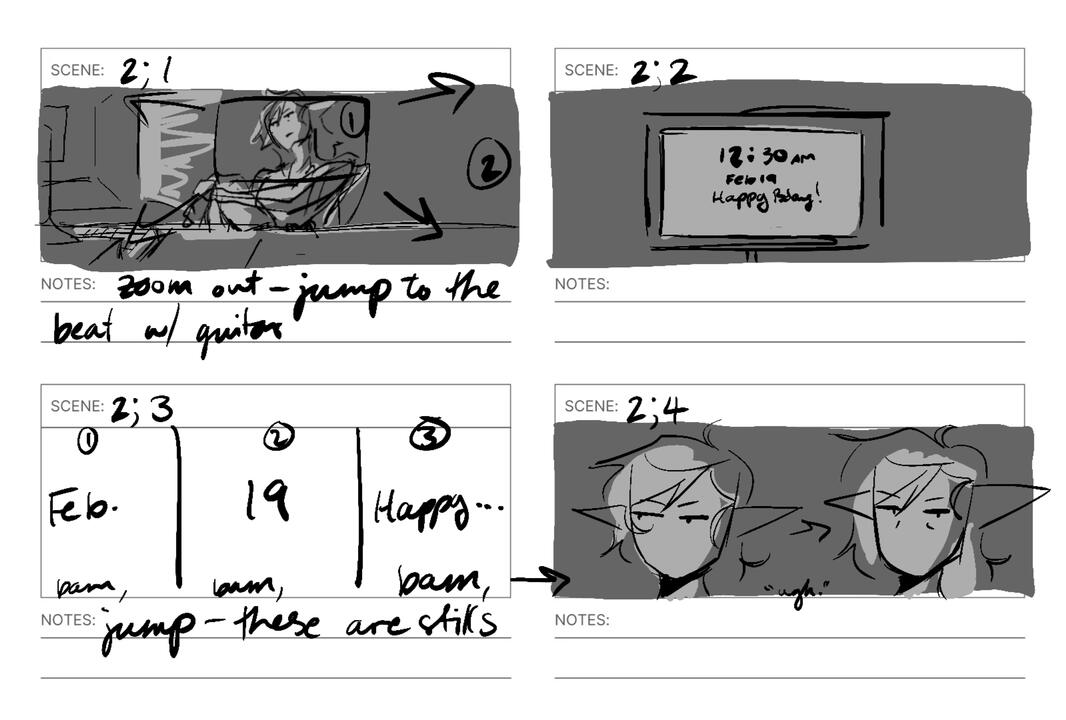 Storyboards Ver 1., pt. 2