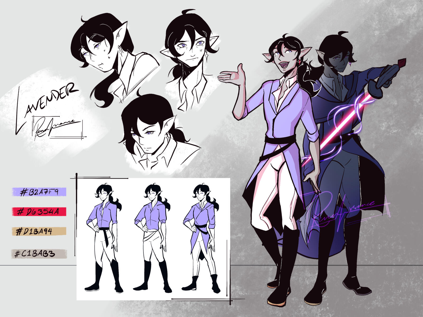 Lavender Valor, the Middle Child